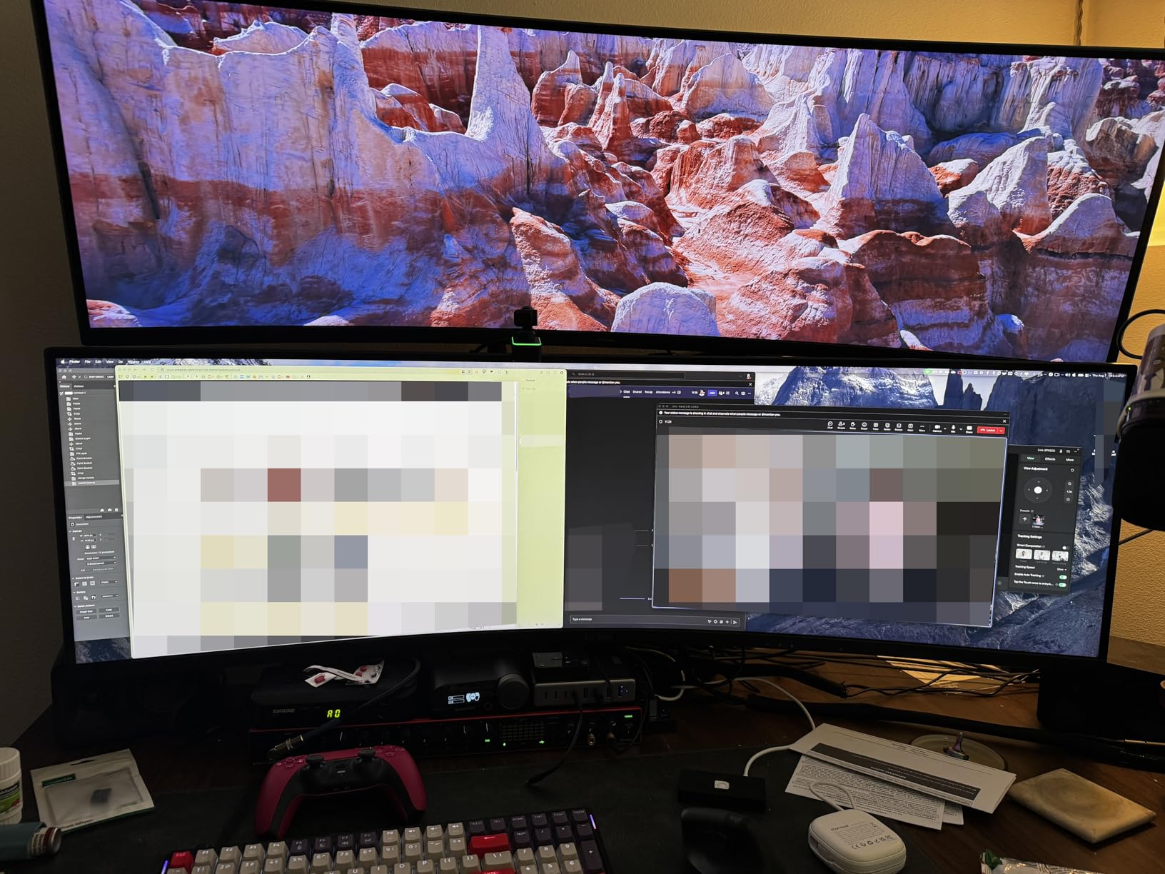 Samsung 40 inch Odyssey G7 (G75F) WUHD Resolution, 180Hz, Curved Gaming Monitor, 1ms Response Time (GtG), VESA DisplayHDR 600, AMD FreeSync Premium Pro, LS40FG75DENXZA, 2025 customer photo 2