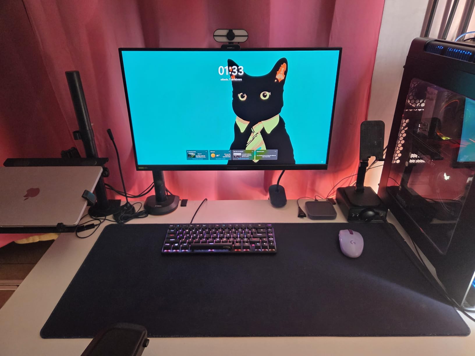 LG 27G640A-B 27-inch Ultragear QHD (2560 x 1440) IPS Gaming Monitor, 300Hz, 1ms, NVIDIA G-Sync, AMD FreeSync Premium, VESA DisplayHDR 400, HDMI 2.1, USB Type-C, Tilt/Height/Swivel/Pivot Stand customer photo 1