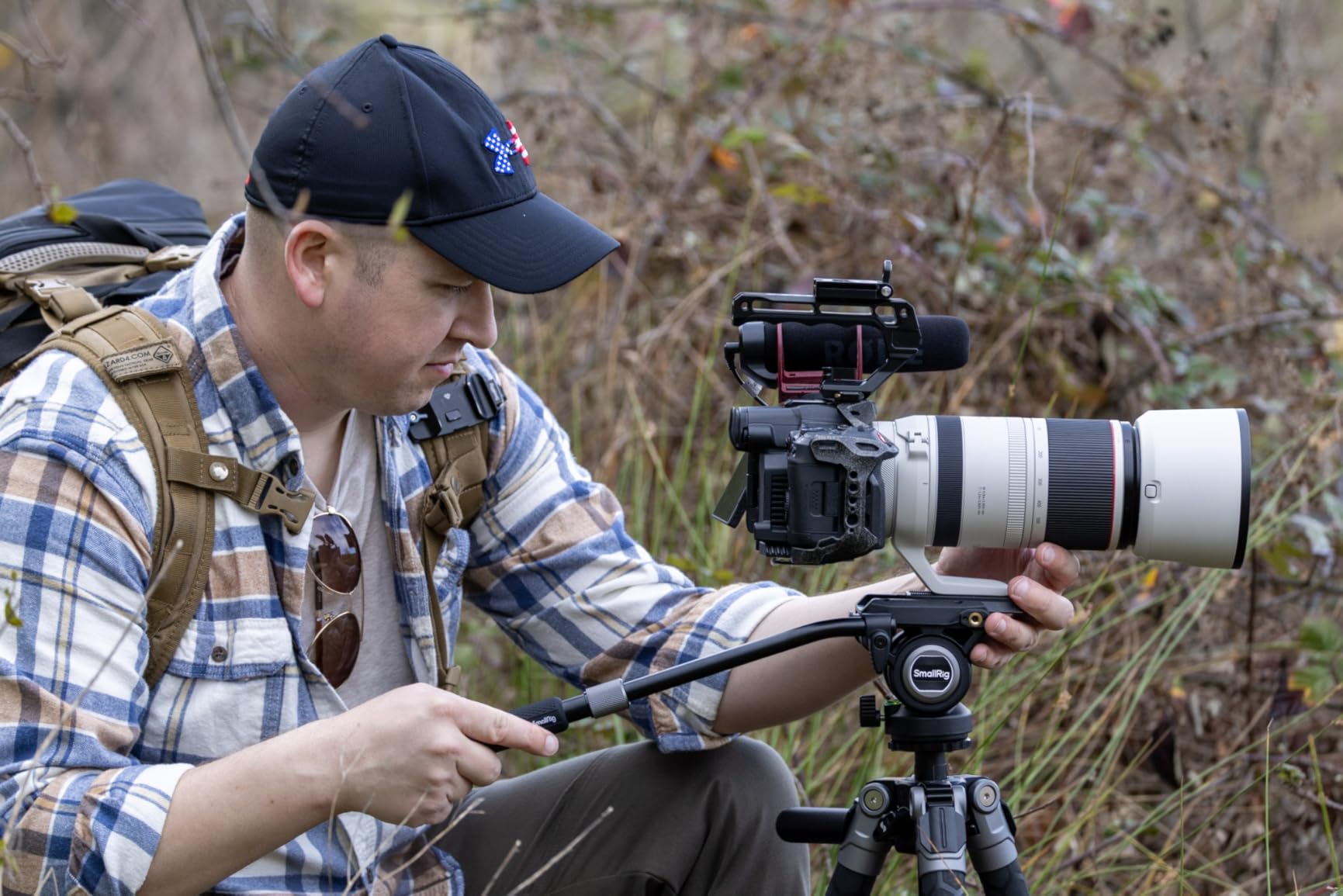 SMALLRIG x Potato Jet TRIBEX SE Hydraulic Aluminum Camera Tripod, with Video Fluid Head, 6kg/13.2lb Load, Max Height 166cm, Professional Video Tripod for Interviews/Wedding/Landscape - 5305 customer photo 2