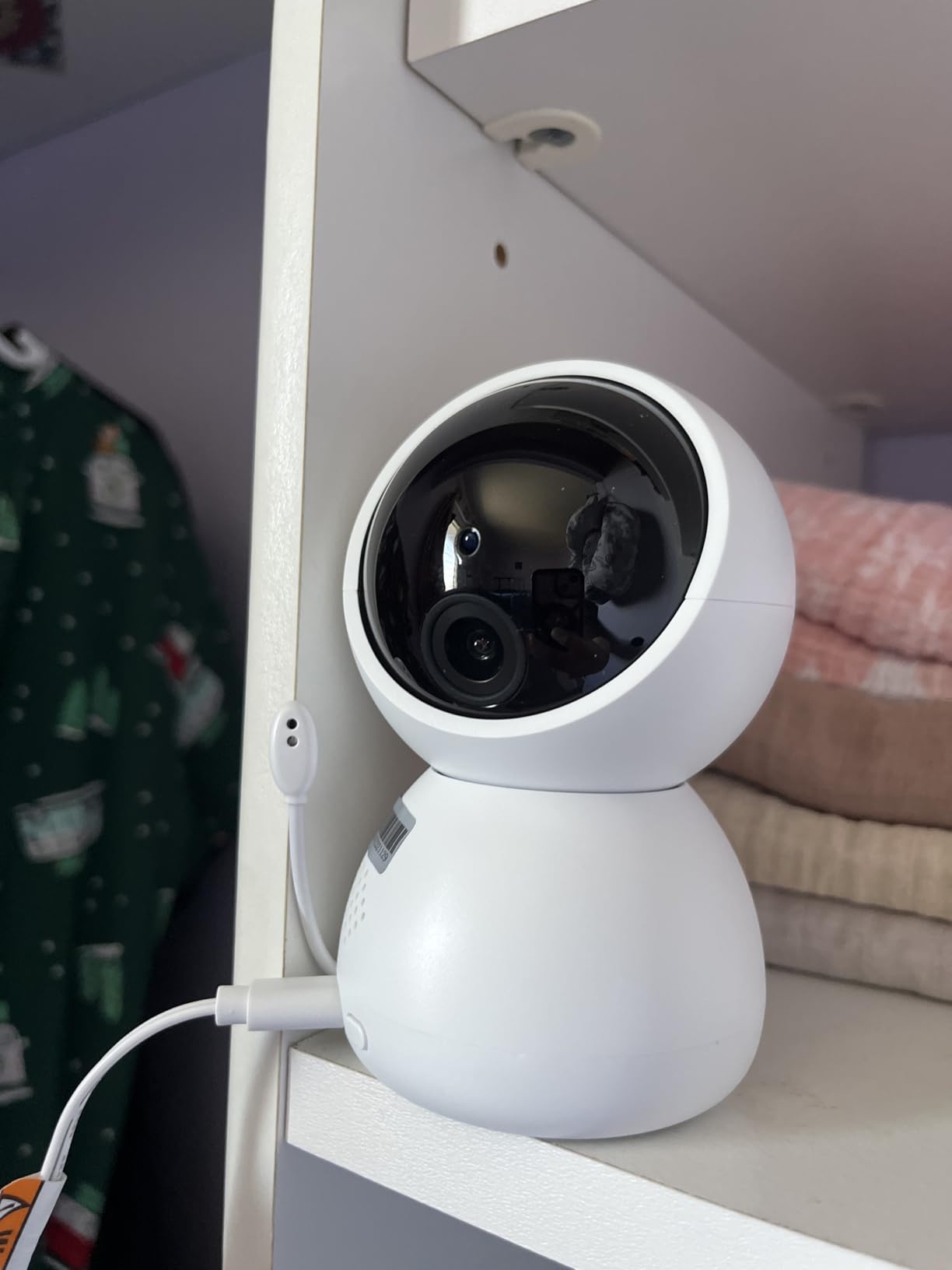 1080P WiFi Baby Monitor with Camera and Audio, Pan-Tilt-Zoom Video Camera, 4