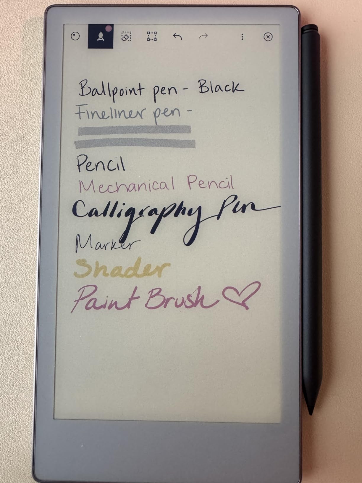 reMarkable Paper Pro Move - Ultraportable Color 7.3 inch Paper Tablet with Marker Plus | The Digital Pocket Notebook for Productivity on The Go customer photo 2