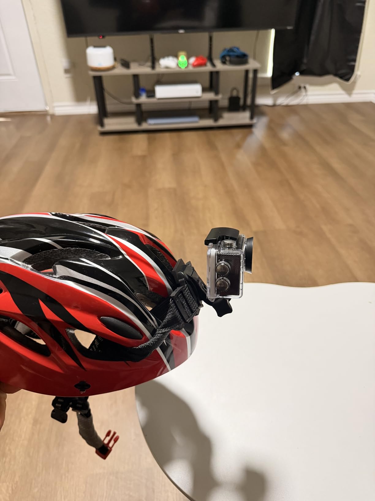 Action Camera 4K Waterproof Camera 20MP with Touch Screen Underwater Camera 131FT with EIS for Snorkeling Helmet Bike 170° Wide Angle Remote WiFi 5XZoom customer photo 2