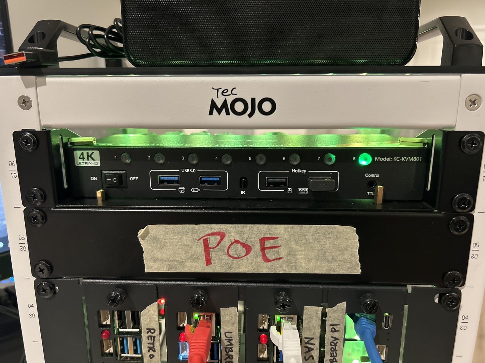 KVM Switch 8 Computers 1 Monitor HDMI 4K@60Hz, Reyoten USB 3.0 HDMI KVM Switch for 8 Computers Share 1 Monitor and 4 USB Devices with Hotkey, KVM Switches with IR Remote Control customer photo 1