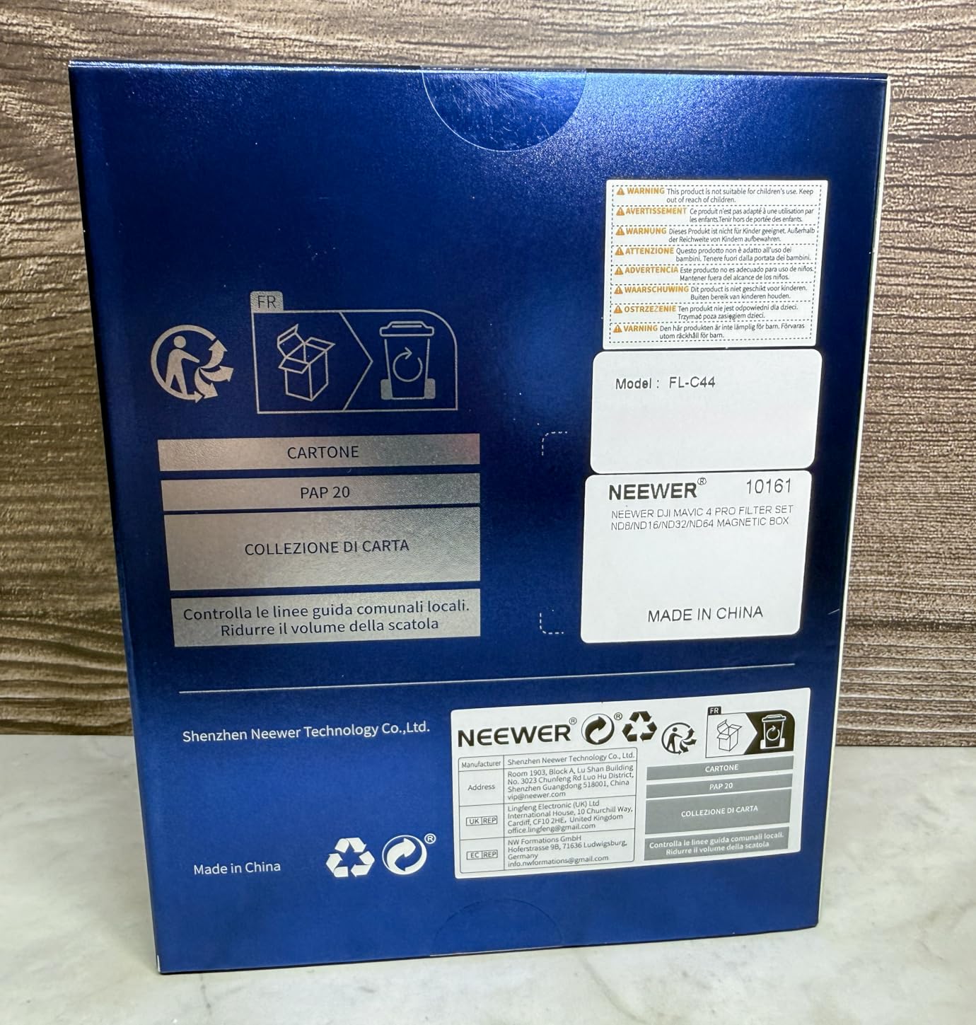 NEEWER 4 Pack ND Filter Set Compatible with DJI Mavic 4 Pro (ND8/ND16/ND32/ND64), Screw On Multicoated Optical Glass customer photo 1