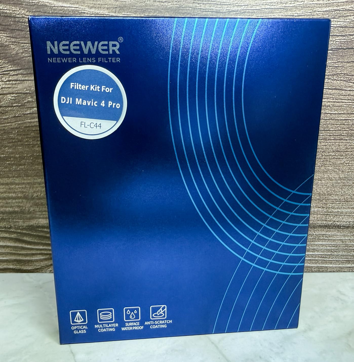 NEEWER 4 Pack ND Filter Set Compatible with DJI Mavic 4 Pro (ND8/ND16/ND32/ND64), Screw On Multicoated Optical Glass customer photo 2