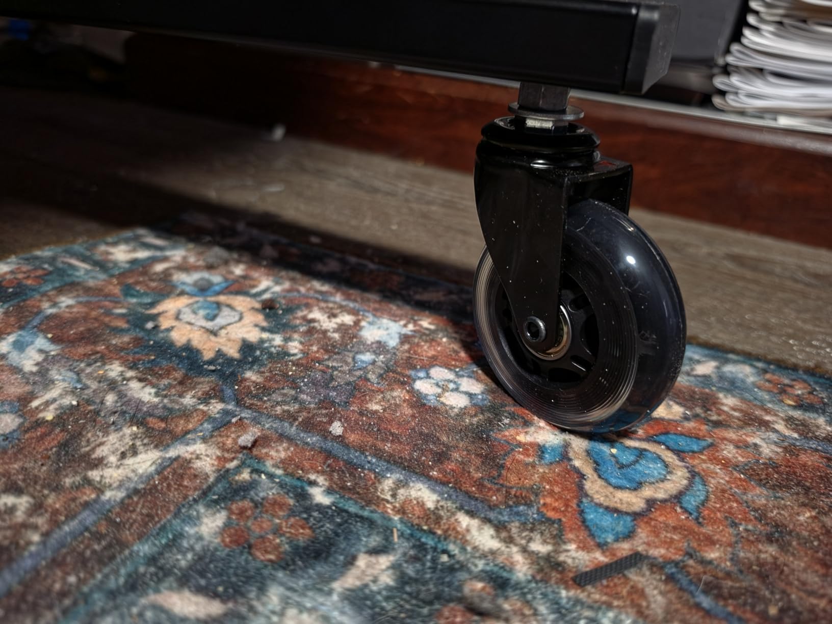 Electric Standing Desk Adjustable - 60x28 Inch Sit Stand Desk with 1 Inch Thick Tabletop, Double Beam Frame, 3 Memory Height Adjustment, Cable Management for Home Office customer photo 1