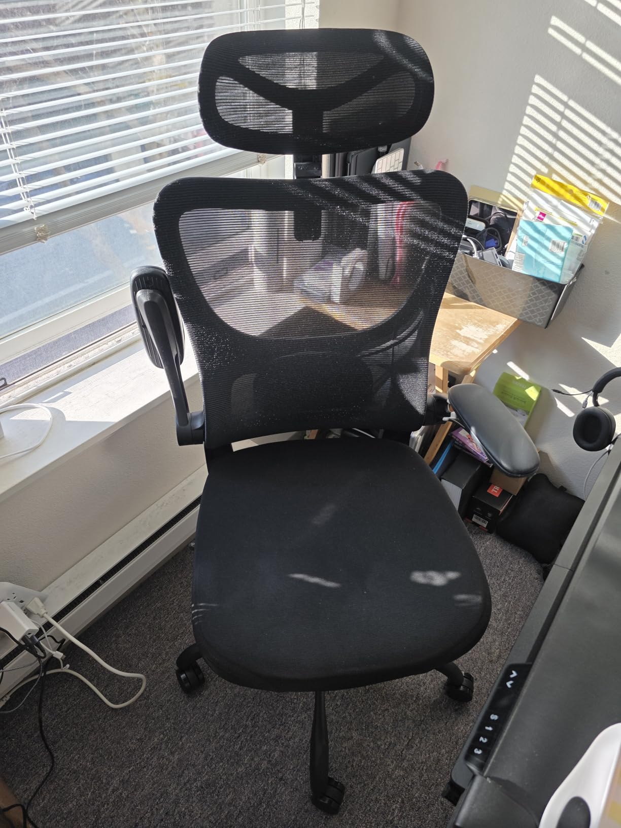 HUANUO Ergonomic Office Chair - High Back Computer Desk Chair with Adjustable Lumbar Support and Headrest, 3D Armrests - 300 lbs customer photo 1