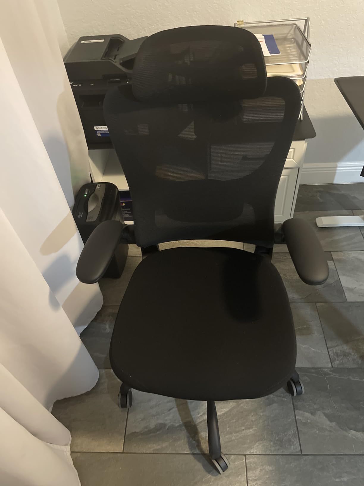 HUANUO Ergonomic Office Chair - High Back Computer Desk Chair with Adjustable Lumbar Support and Headrest, 3D Armrests - 300 lbs customer photo 2