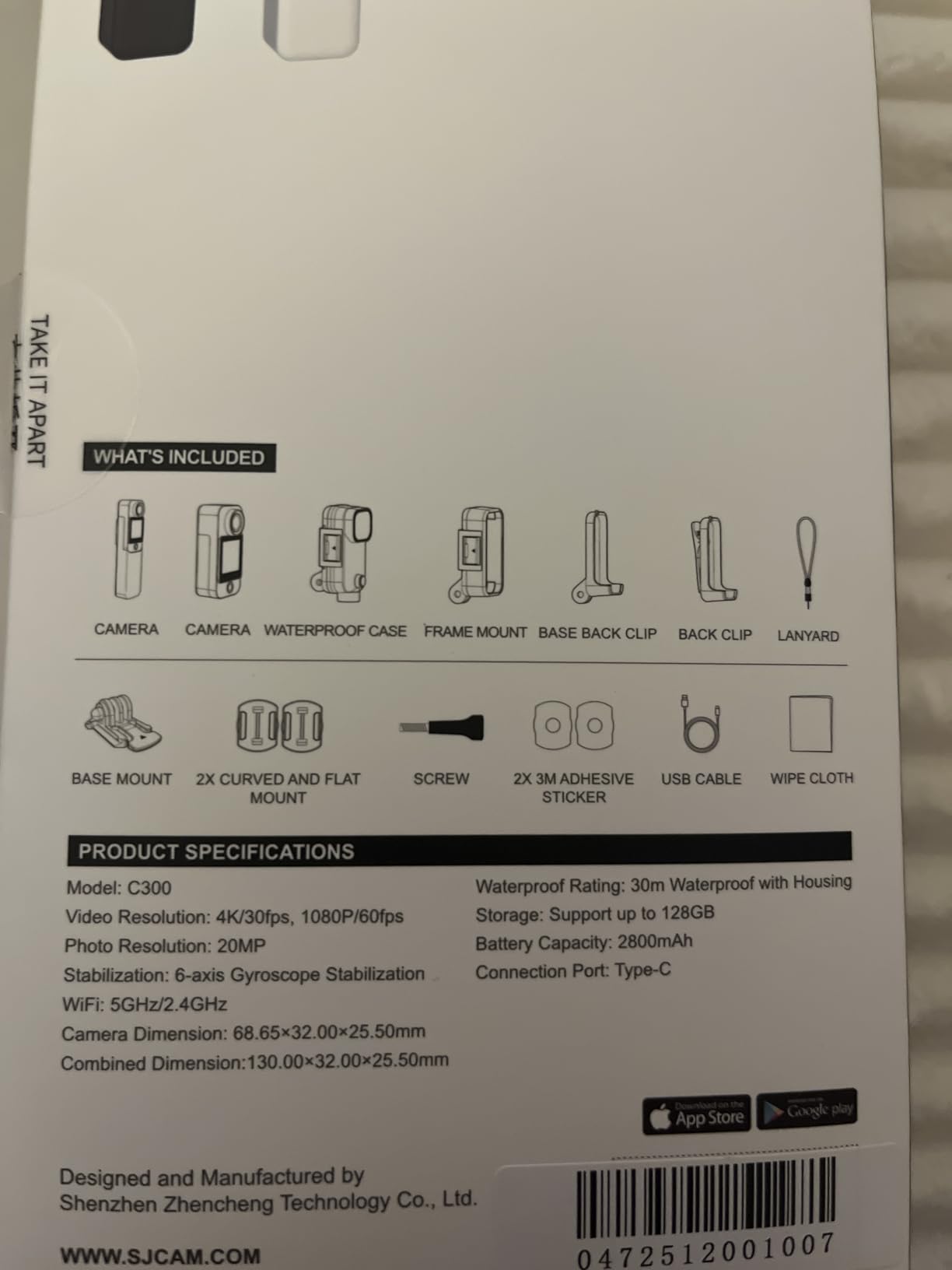 SJCAM C300 Vlogging Camera,64GB 4K Action Camera,Magnetic Body Cam & Handheld Detachable Design, Vlogs for Content Creators YouTube Streaming,7Hour Power,Stabilization,Waterproof,Black customer photo 2