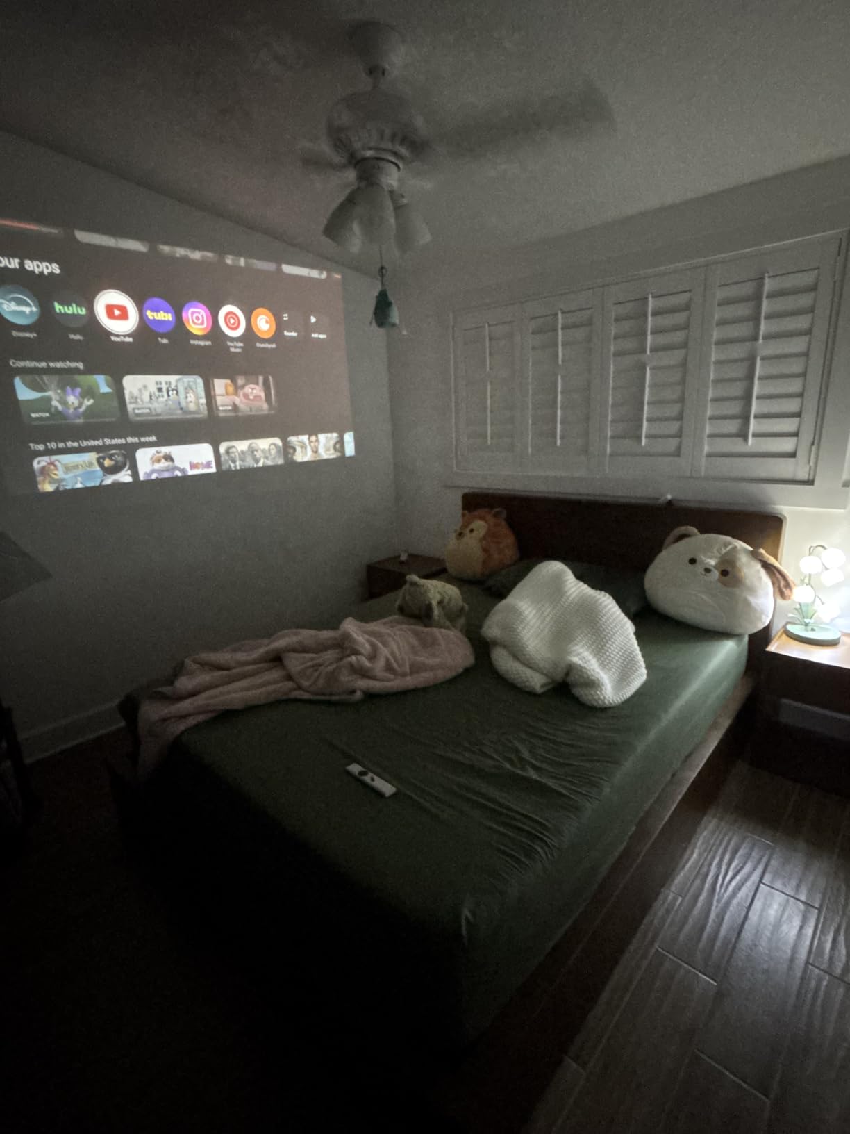 XGIMI Vibe One Battery Powered 1080P Smart Portable Projector, Google TV With Licensed Netflix, Sound by JBL, Built-in Battery, Auto Focus Auto Keystone, HD Outdoor Movie Projector for Home(Blue) customer photo 2