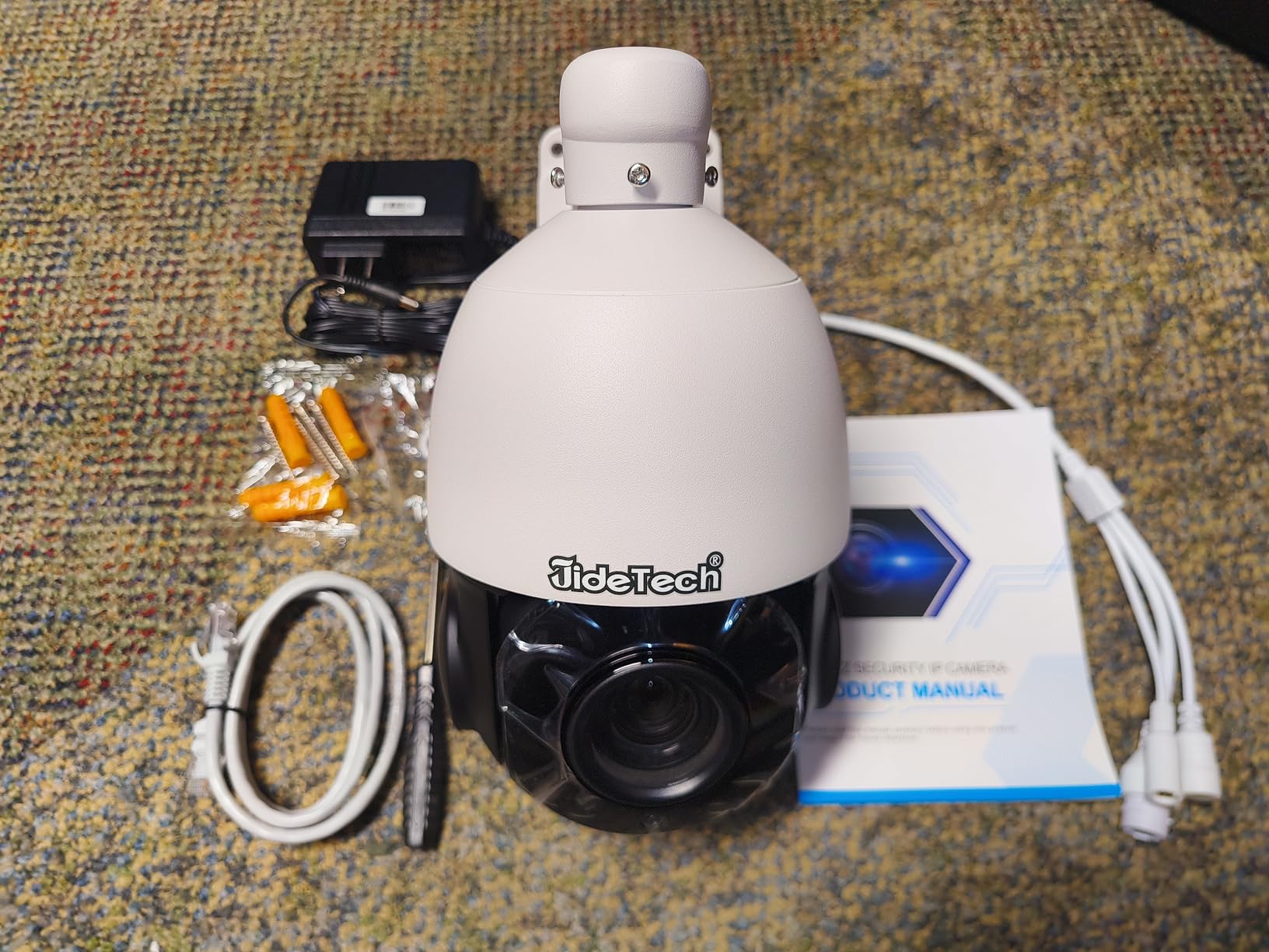 JideTech 200X Hybrid Zoom 4K 8MP Outdoor PTZ IP PoE Security Camera, Auto Tracking Dome Surveillance Camera, Human/Vehicle Detection, 492ft IR Night Vision, IP66 customer photo 2