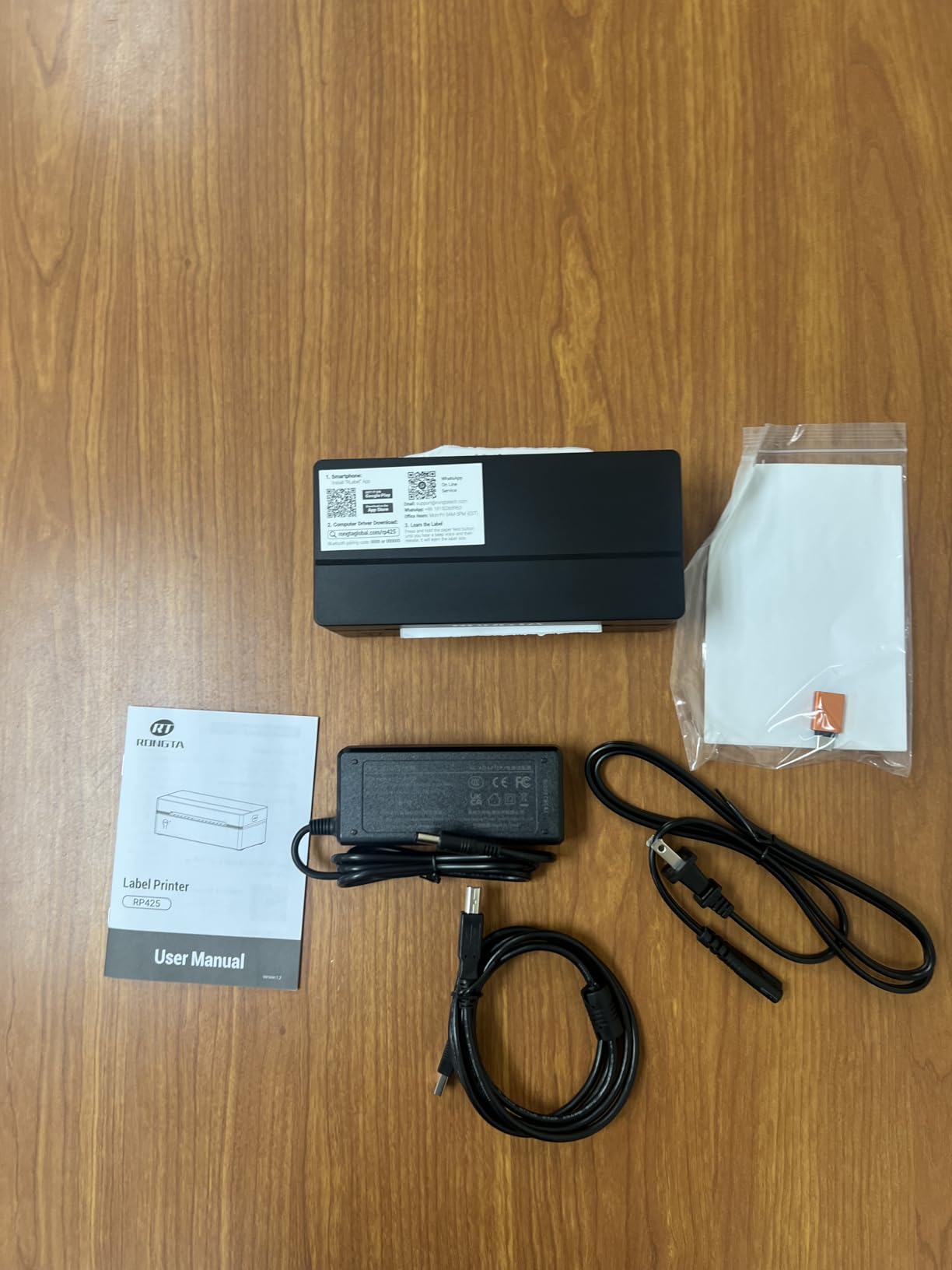 Rongta Bluetooth Shipping Label Printer, Wireless 4x6 Thermal Label Printer for Shipping Packages, Support Android, iPhone, Widely Used for Amazon, Ebay, Shopify, Etsy, UPS customer photo 2