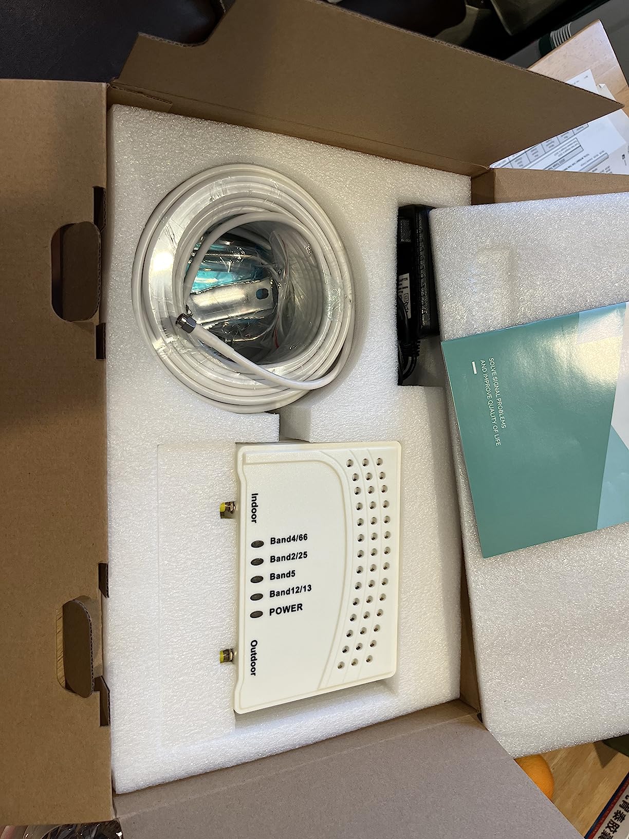 Cell Phone Booster for Home & Muti-Room, Up to 7000Sq. Ft, Cell Phone Signal Booster for Rural Area with 2 Indoor Panel Antennas, Boosts 5G 4G LTE for All U.S. Carriers customer photo 2