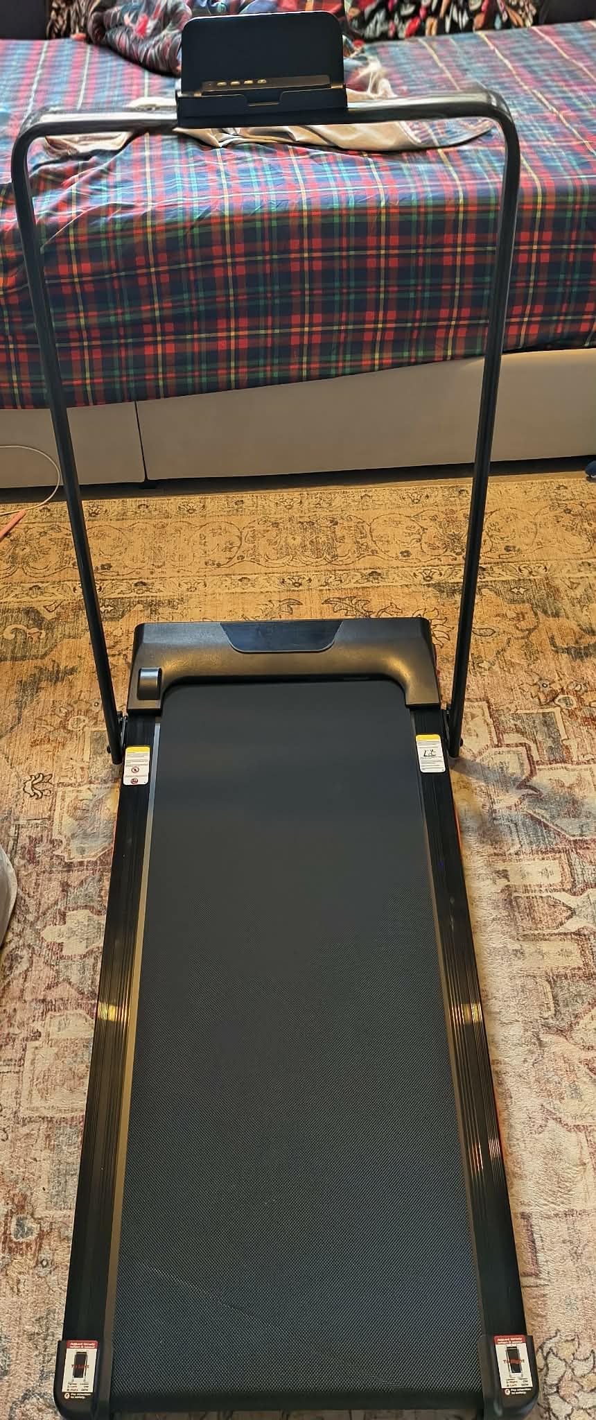 3-in-1 Foldable Treadmill with 300 LBS Capacity, 15% Walking Pad Treadmills for Home and Office, 2.5 HP Under Desk Treadmill with Quiet Brushless customer photo 1