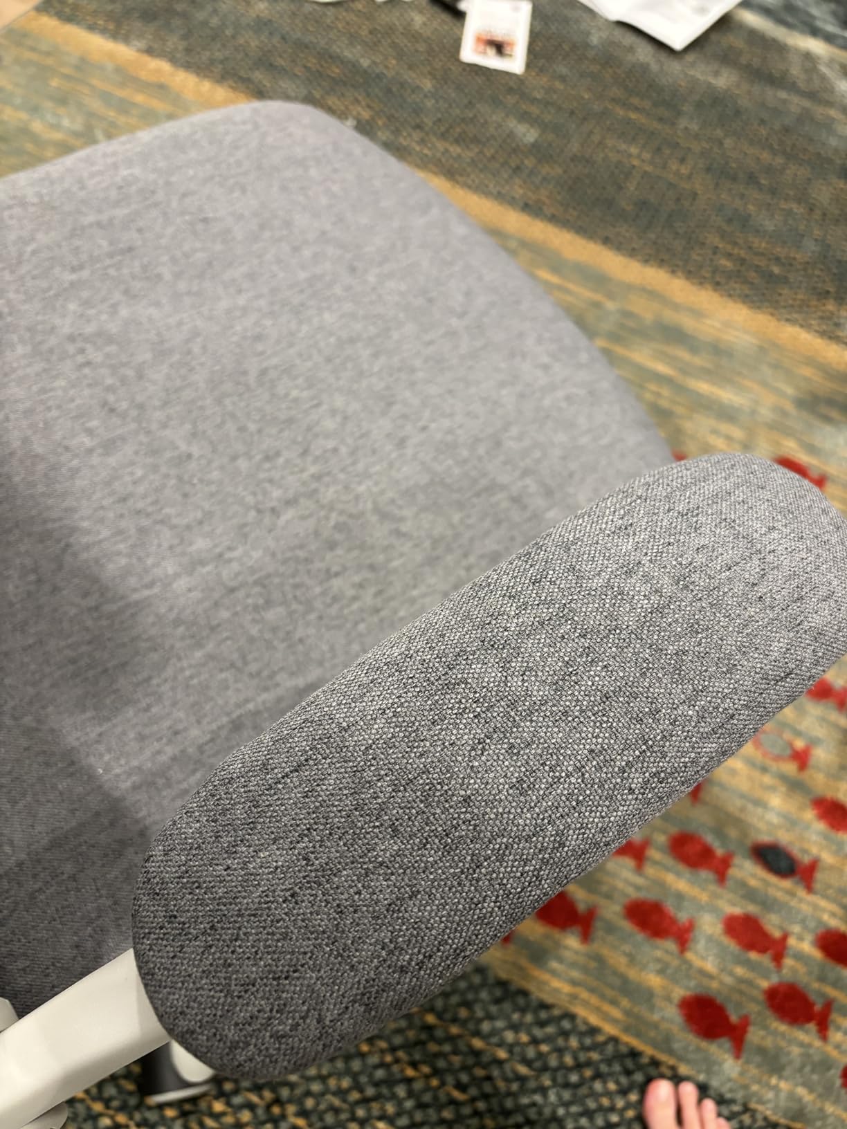 Ergonomic Office Chair, High Back Mesh Desk Chair with Adjustable Lumbar Support & Headrest, Flip-up Armrest, Computer Task Chairs for Home and Executive Office customer photo 2