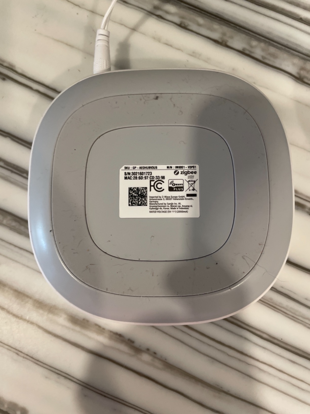 Aeotec Smart Home Hub2 - V4, Works as a SmartThings Hub, Zigbee, Matter Gateway, Compatible with Alexa, Google Assistant, WiFi (No Z-Wave) customer photo 2