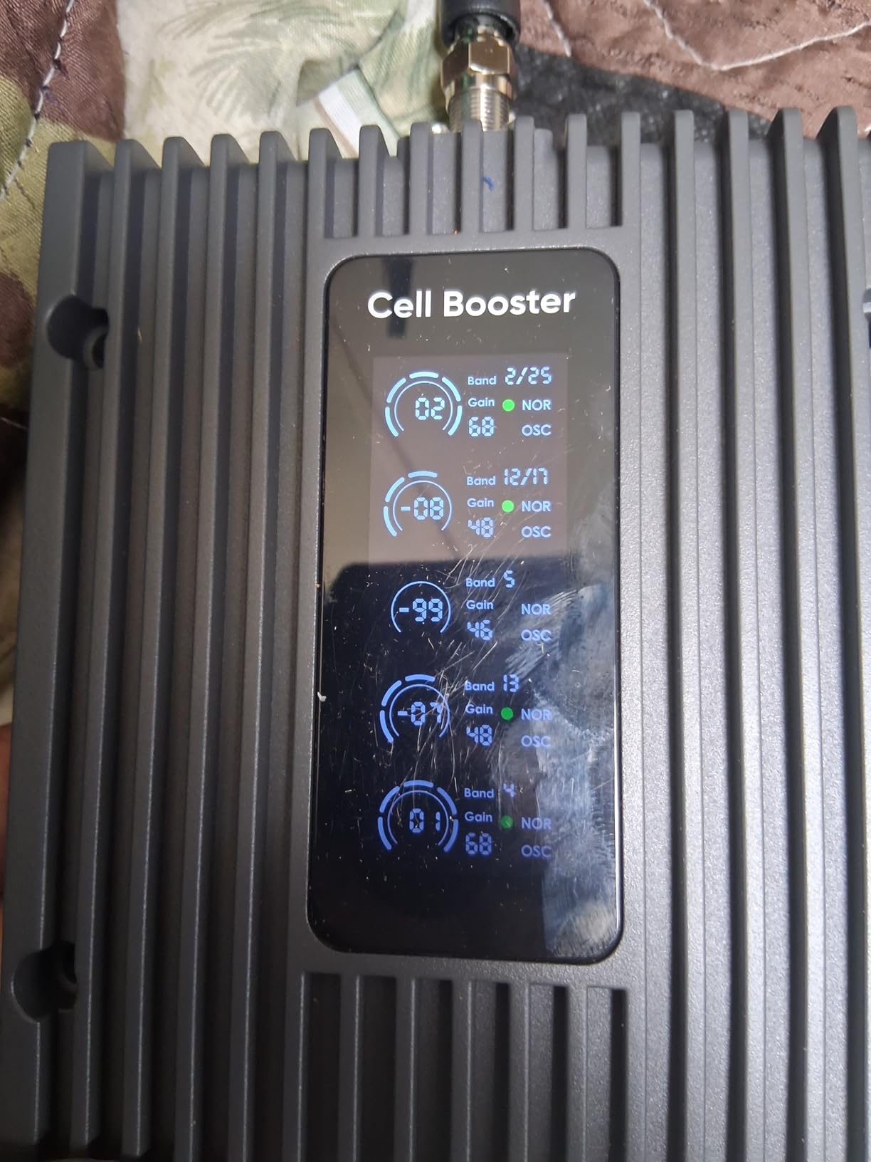Cell Phone Booster for Home, Covers Up to 3,000 Sq. Ft, Real Time Signal Monitor, Boost 5G 4G LTE for All U.S. Carriers, FCC Approved Cell Signal Booster customer photo 1