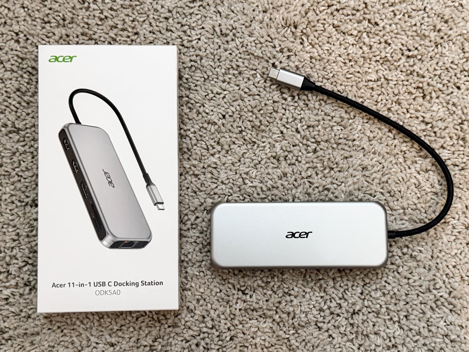 Acer Laptop Docking Station 3 Monitors, 11-in-1 USB C Docking Station with 8K DP, HDMI 4K@60Hz, 10Gbps Data, 1 Gbps Ethernet Hub, 100W Power Delivery, SD/TF, USB C Hub Multiport Adapter for Laptop customer photo 2