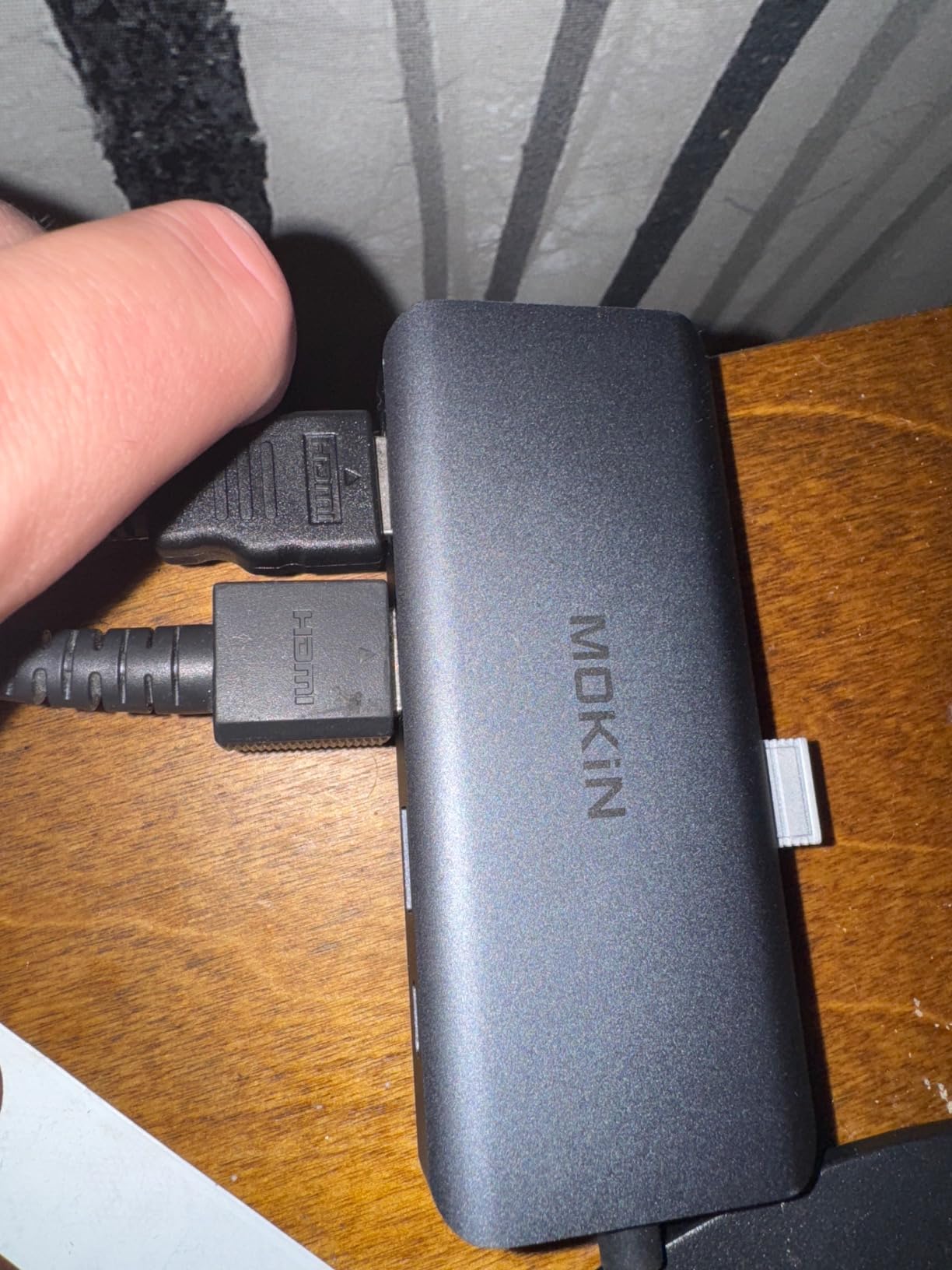 Laptop Docking Station 3 Monitors, USB C Hub with 2 HDMI 2DP, RJ45 Ethernet, 5 Gbps USB C/A, 100W PD SD/microSD for Dell/HP/Lenovo - MOKiN customer photo 1