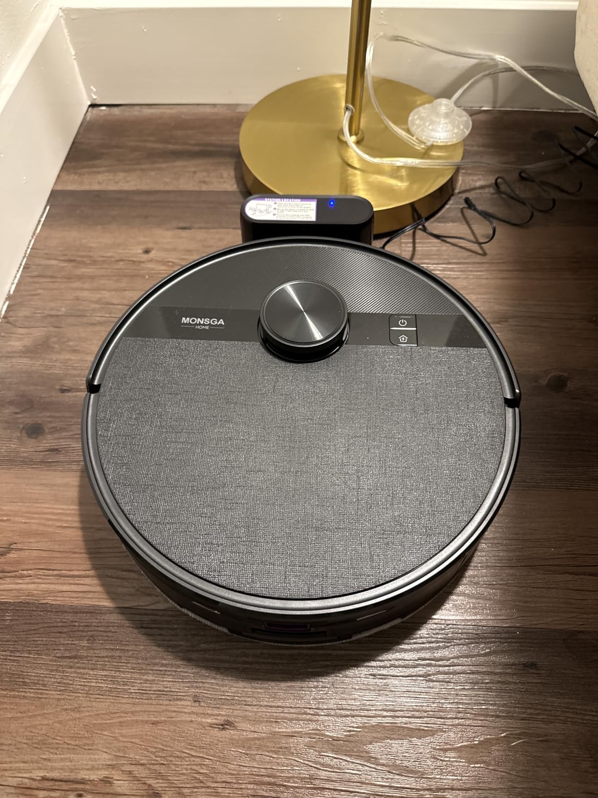 MONSGA Robot Vacuum and Mop Combo, 7000Pa Robotic Vacuum with Lidar Navigation, 180mins Runtime, Tangle-Free Robot Mop, 5 Editable Maps, APP/Remote/Voice Control, Ideal for Hard Floors and Carpets customer photo 2