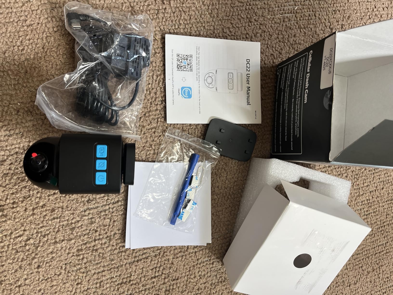 Volam 4G LTE Cellular Dash Cam with Live Streaming & GPS Tracking - Dual Car Security Camera with Remote Live View,Cloud Storage,AI Motion Detection,Sentry Mode, Anti-Theft Protection for Vandalism customer photo 2