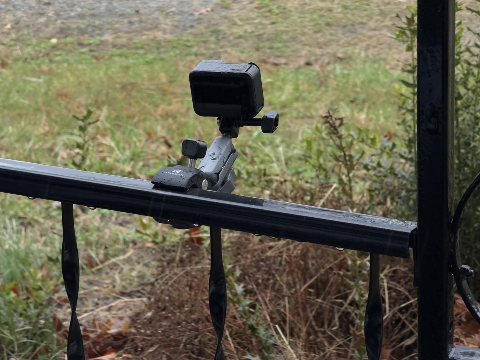 K&F CONCEPT Super Clamp Camera Mount with 360° Dual Ball Head, Bike/Motorcycle Handlebar Mount Compatible with DJI Action 6/5/4/3, Hero 13/12/11/10, 360 X5 X4 customer photo 1