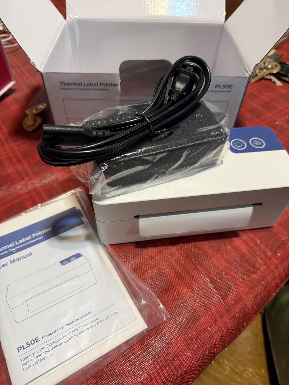 Bluetooth Thermal Shipping Label Printer, 4x6 Portable Thermal Printer, Compatible with iPhone, Android, Windows and Mac, Works with USPS, UPS, Amazon, Shopify, Etsy customer photo 1