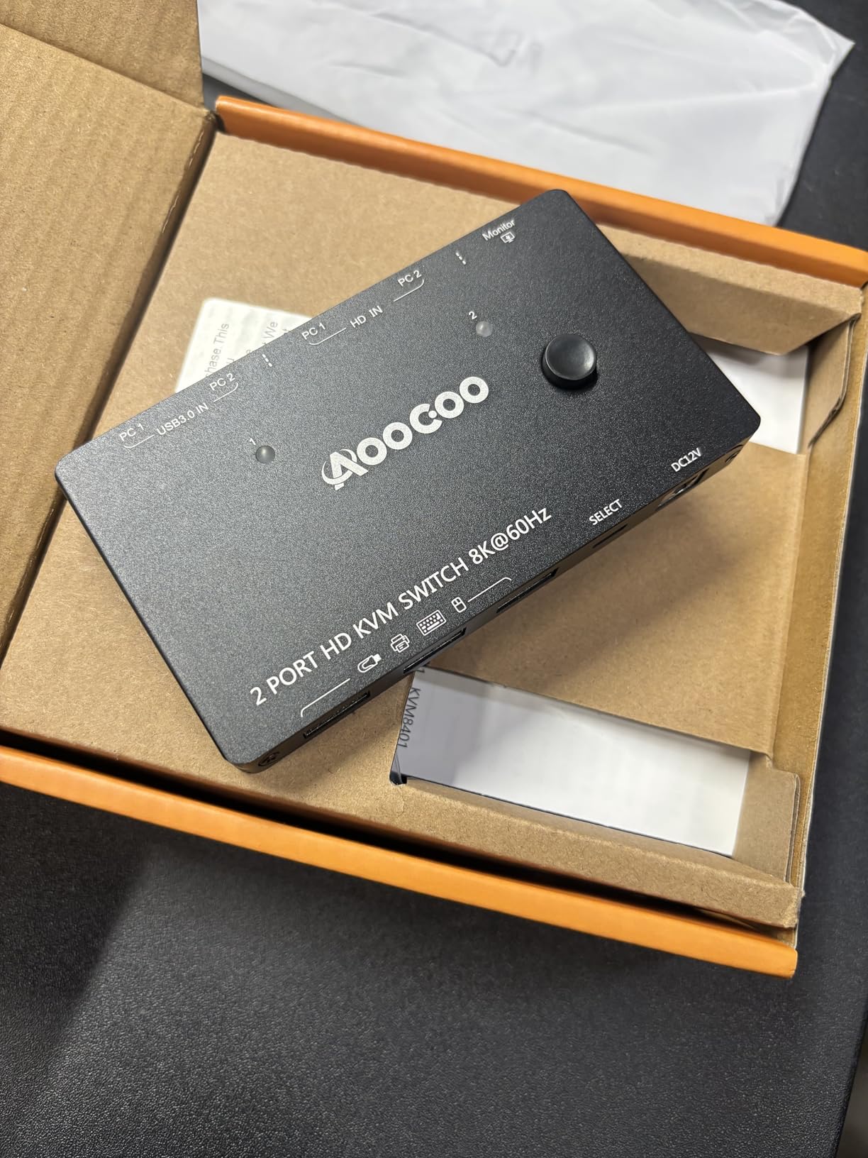 8K@60Hz HDMI Displayport KVM Switch 3 Monitors 3 Computers 4K@144Hz Triple Monitor KVM Switches with USB 3.0 Port,Wired Remote,Power Adapter and USB3.0 Cables(16.2 cm 3 PC 3 Monitor 8K KVM) customer photo 2