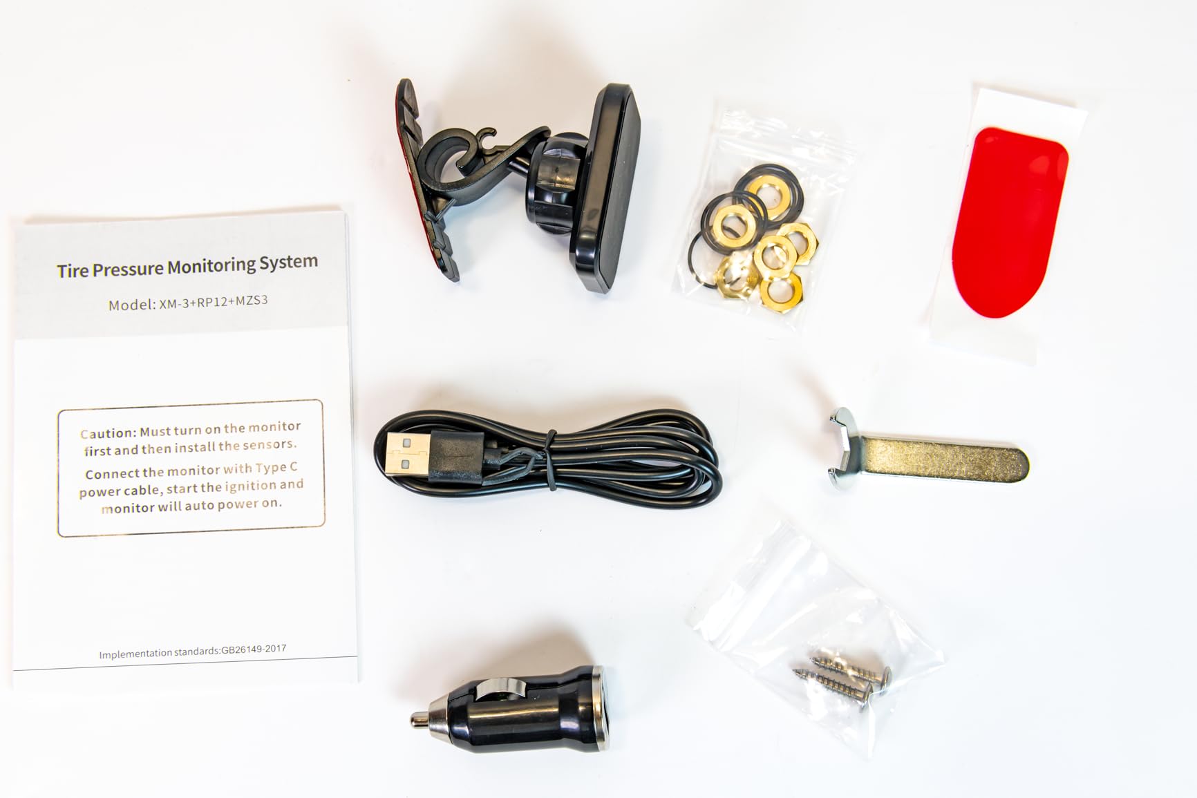 RV Tire Pressure Monitoring System, Gen 2 Tire Pressure Monitor with Color LCD Display, TPMS with 4 Sensors for Travel Trailer/5th Wheel/Camper, 0-87PSI with 120ft Transmission Distance customer photo 1