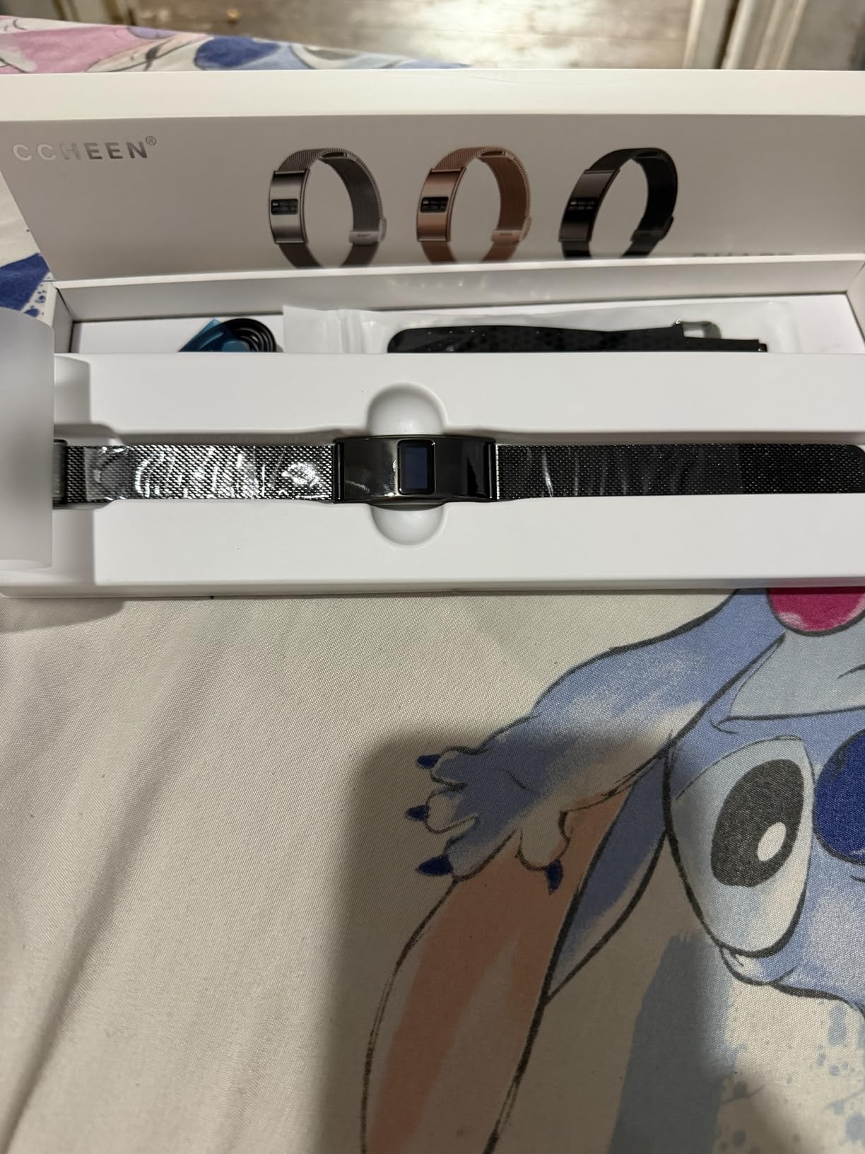 Smart Bracelet, Subscription-Free 24/7 Health Tracking, Heart Rate, SpO2, HRV & Sleep Tracker with IPX8 Waterproof, Wearable Activity & Fitness Tracker, 7-Day Battery, 2 Bands (Black) customer photo 1