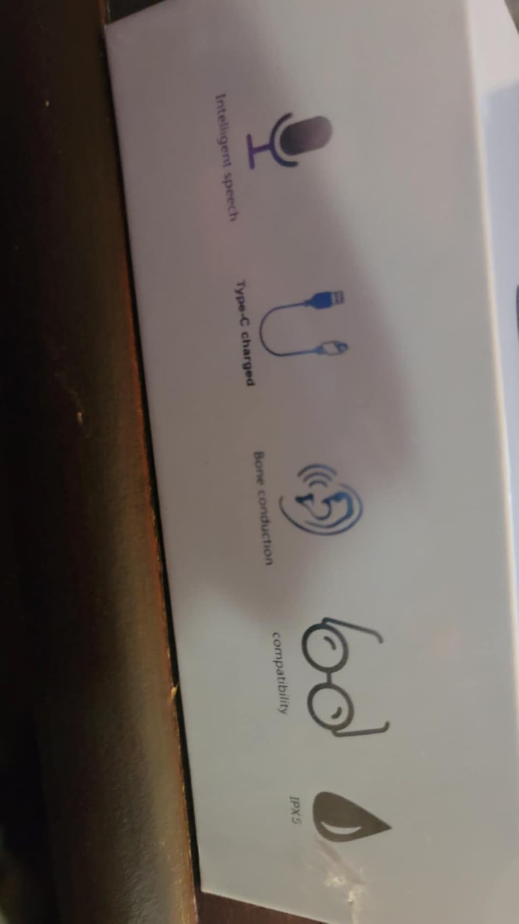 Bone Conduction Headphones, Wireless Bluetooth Open-Ear Sports Headphones with Mic, Type-C Quick Charging Long Battery Life, Upgrade Waterproof Earphones for Running, Walking, Cycling, Workout, Gift customer photo 2