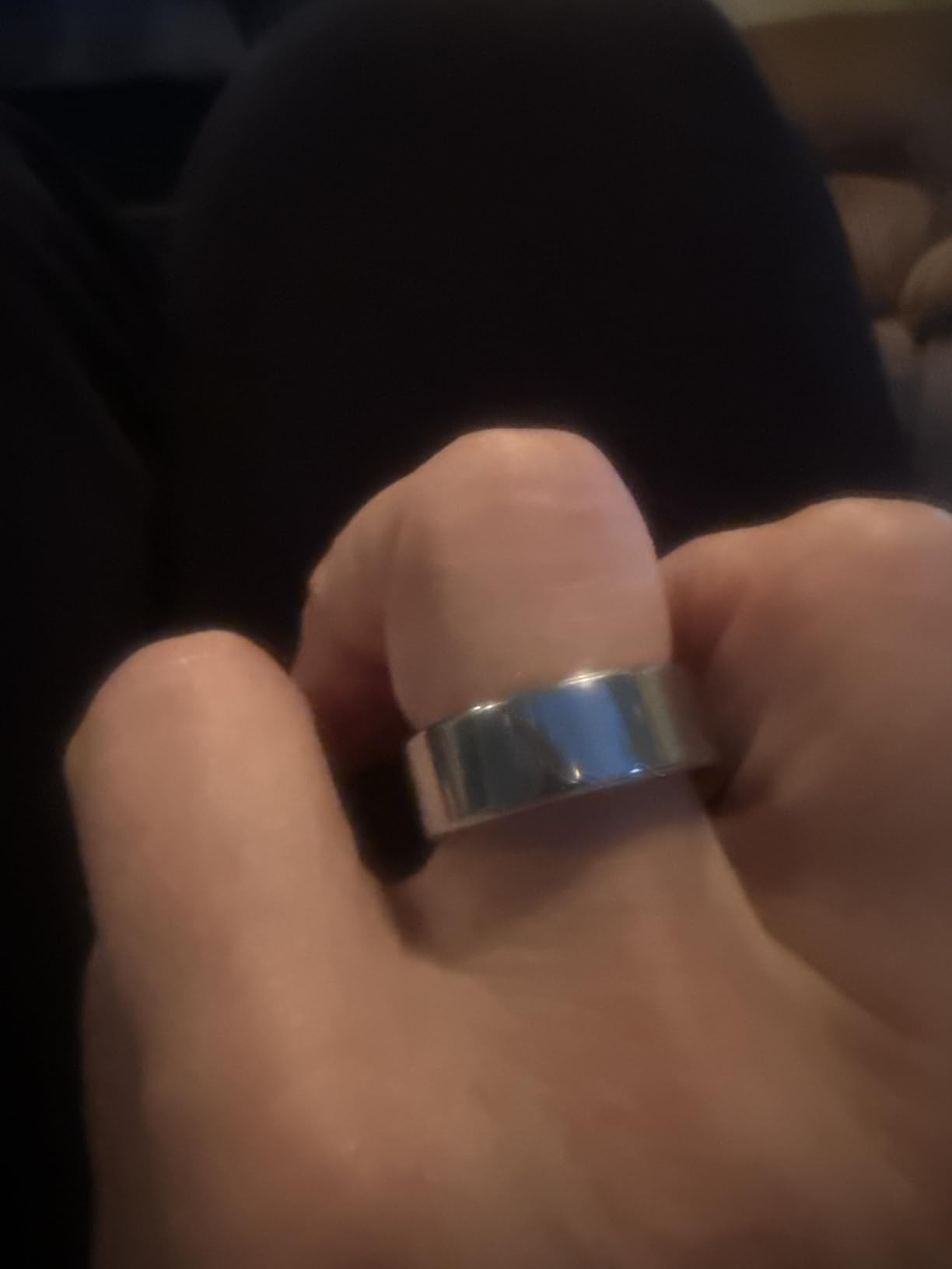 Smart Ring for Women Men, Fitness Tracker Ring with Heart Rate, Sleep Monitoring, Blood Oxygen, Step Counting for iOS and Android, No Subscription Fee, Waterproof customer photo 1