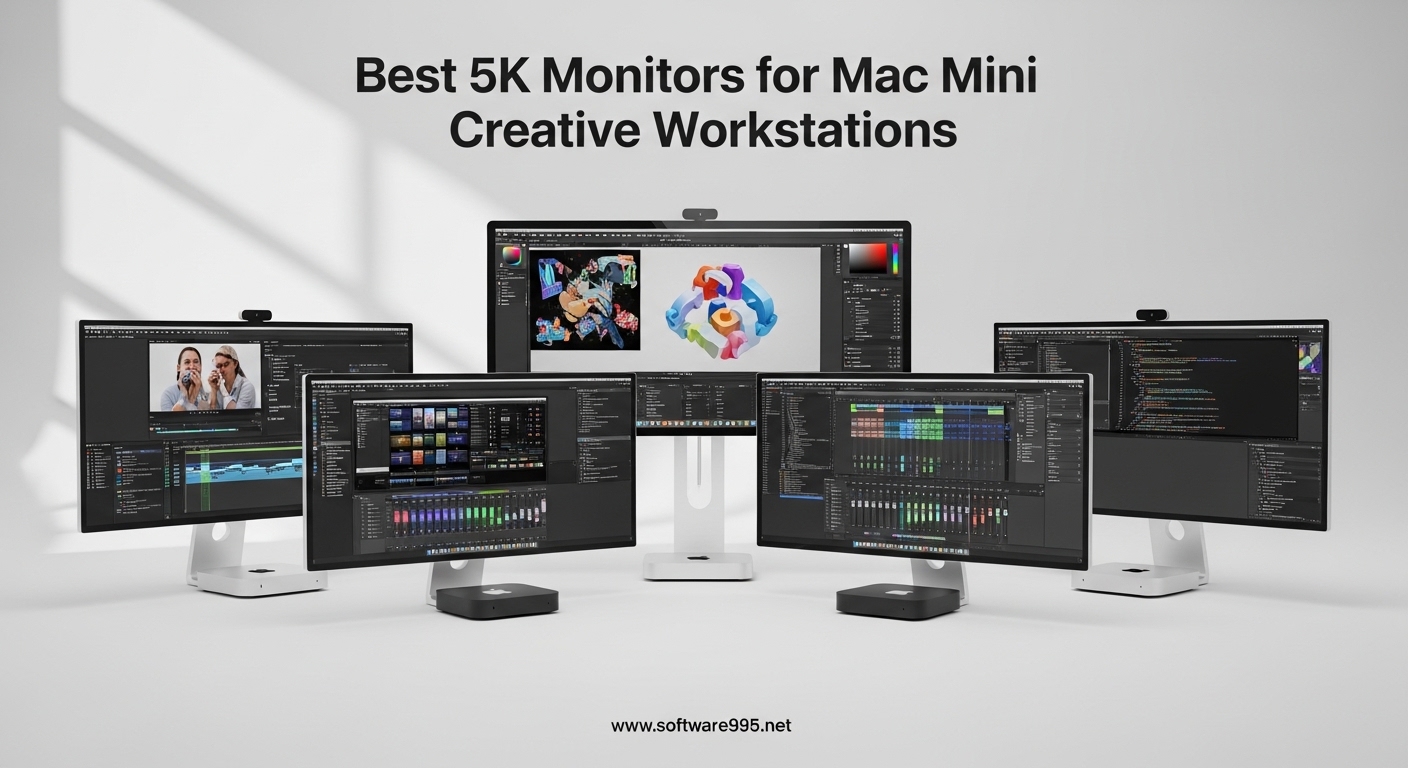 Best 5K Monitors for Mac Mini Creative Workstations