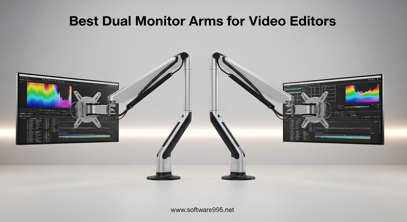 Best Dual Monitor Arms for Video Editors