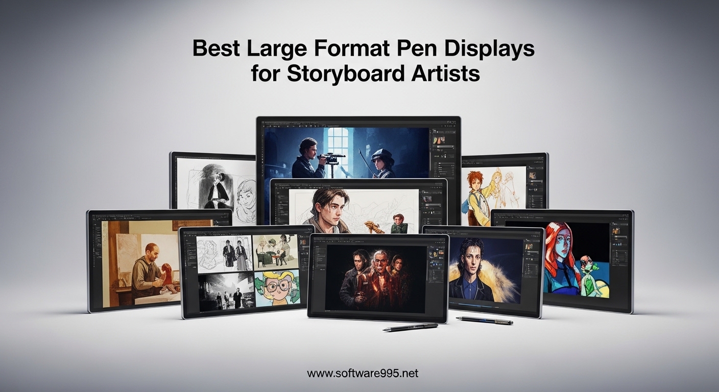 Best Large Format Pen Displays for Storyboard Artists