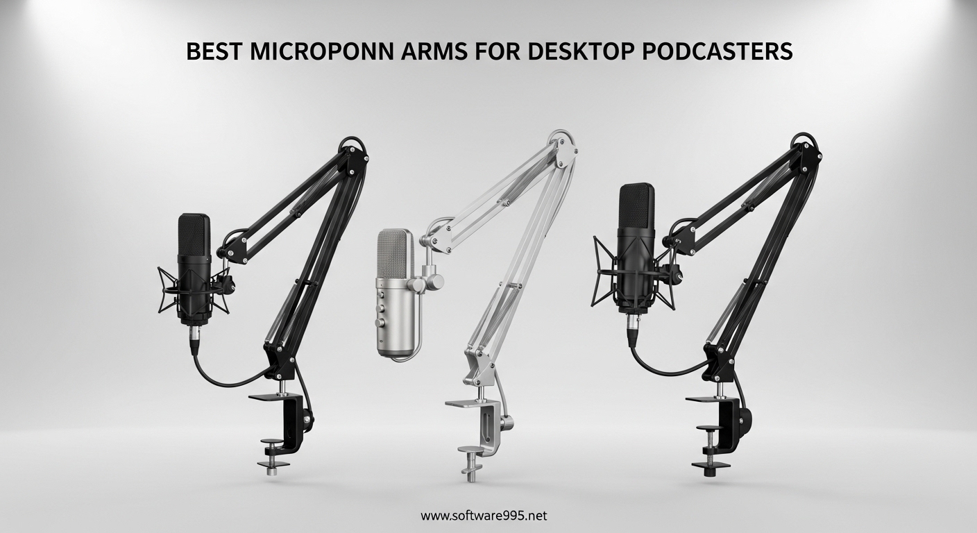 Best Microphone Arms for Desktop Podcasters