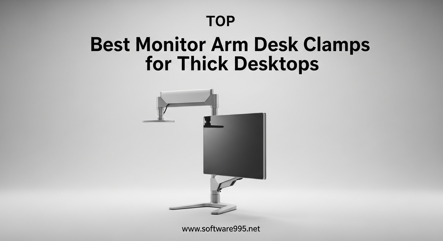 Best Monitor Arm Desk Clamps for Thick Desktops