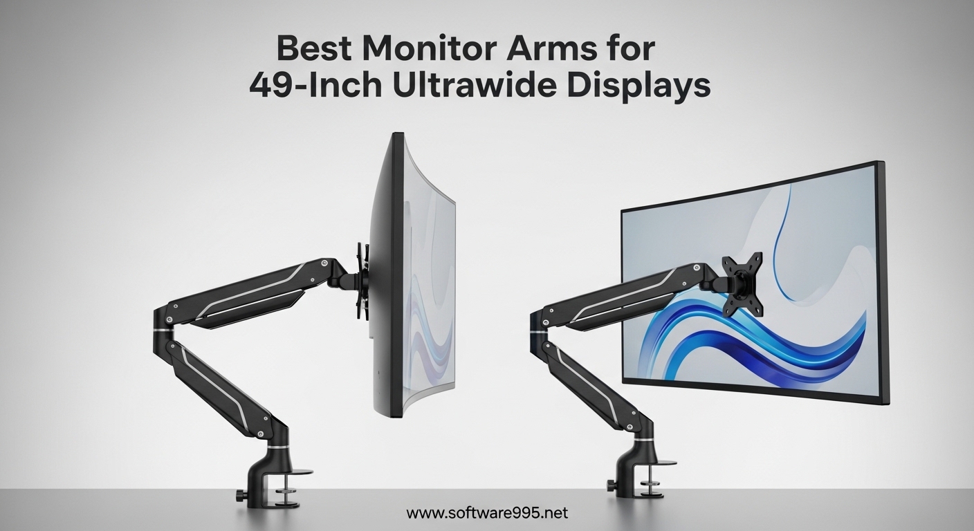 Best Monitor Arms for 49-Inch Ultrawide Displays