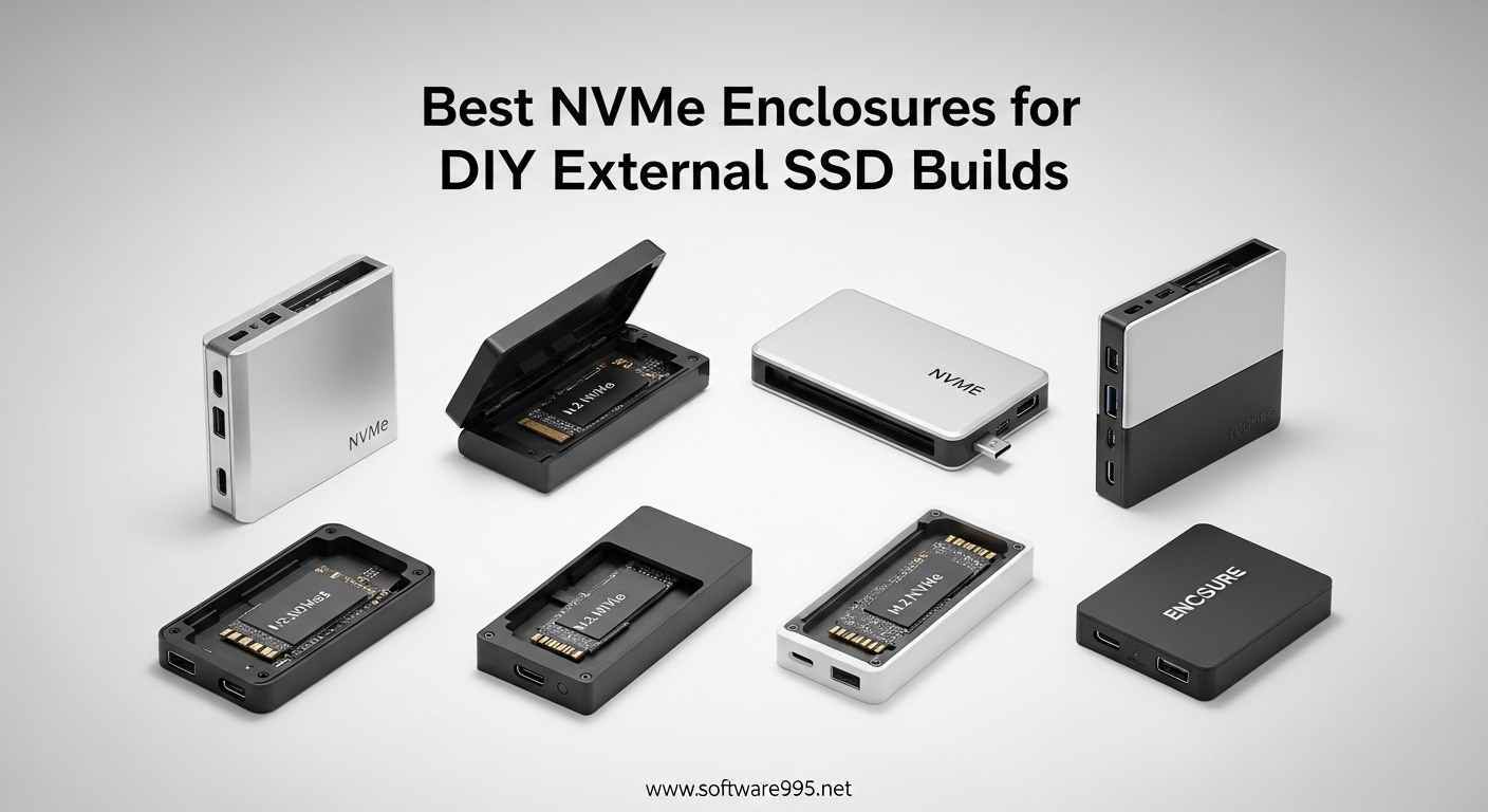 Best NVMe Enclosures for DIY External SSD Builds