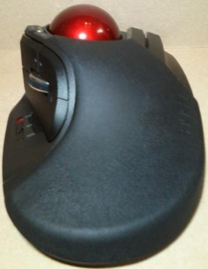 ELECOM HUGE Trackball, 2.4GHz Wireless USB, Index Finger Control, Customizable 8-Button, Large Soft Palm Rest, 52mm Ball, Windows PC Mac (M-HT1DRBK) customer photo 1