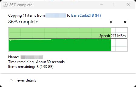 Seagate BarraCuda 4TB Internal Hard Drive HDD - 3.5 Inch Sata 6 Gb/s 5400 RPM 256MB Cache For Computer Desktop PC - Frustration Free Packaging ST4000DMZ04/DM004 customer photo 1