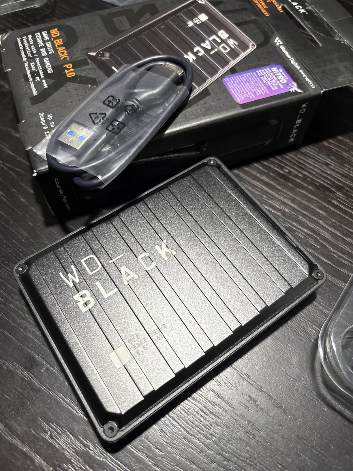 WD_BLACK 5TB P10 Game Drive, Portable External Hard Drive, Works with Playstation, Xbox, & PC (WDBA3A0050BBK-WESN) customer photo 2