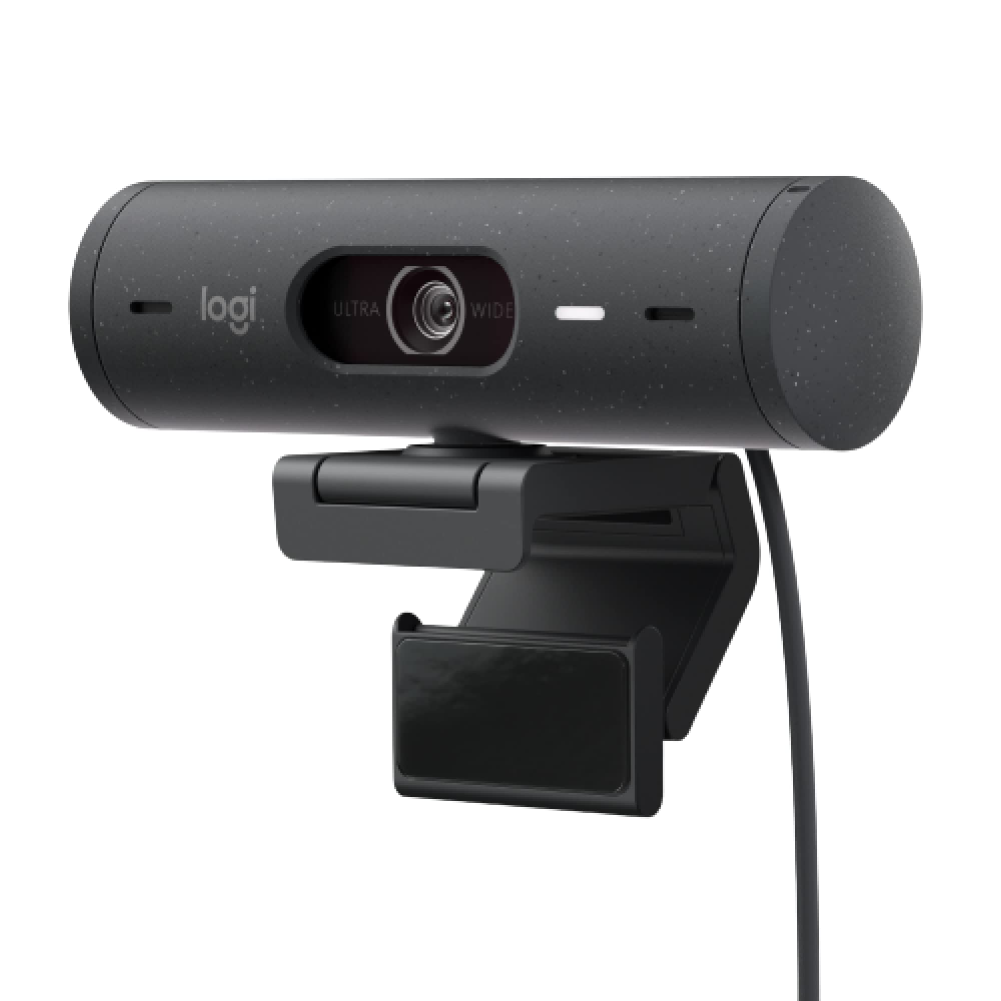 Logitech Brio 500 Full HD Webcam with Auto Light Correction, Show Mode, Dual Noise Reduction Mics, Webcam Privacy Cover, Works with Microsoft Teams, Google Meet, Zoom, USB-C Cable, Streaming - Graphite customer photo 1