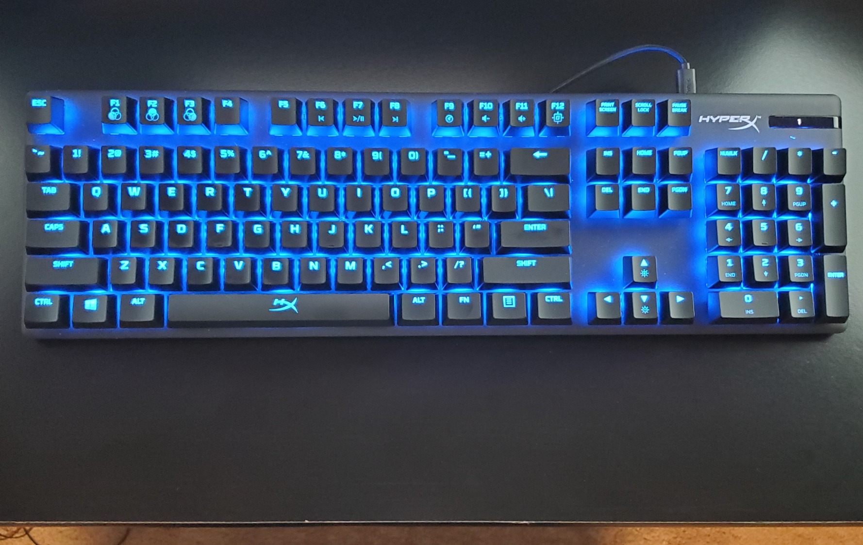HyperX Alloy Origins - Mechanical Gaming Keyboard, Software-Controlled Light & Macro Customization, Compact Form Factor, RGB LED Backlit - Linear HyperX Red Switch (Black) customer photo 2