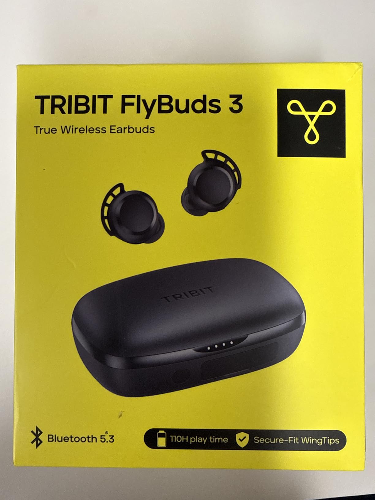 Tribit Wireless Earbuds, 110H Playtime Bluetooth 5.3 IPX8 Waterproof Touch Control True Wireless Bluetooth Earbuds with Mic Earphones in-Ear Deep Bass Built-in Mic Bluetooth Headphones, FlyBuds 3 customer photo 2