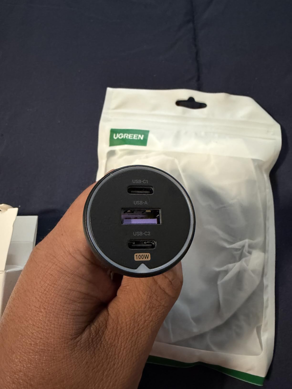 UGREEN 130W USB C Car Charger, Type C Car Charger Adapter Compatible with iPhone 17 17 Air 17 Pro 17 Pro Max 16 16 Plus 16 Pro 16 Pro Max 15 14 13 12, Galaxy S24 S23 Ultra, iPad, MacBook, and More customer photo 2