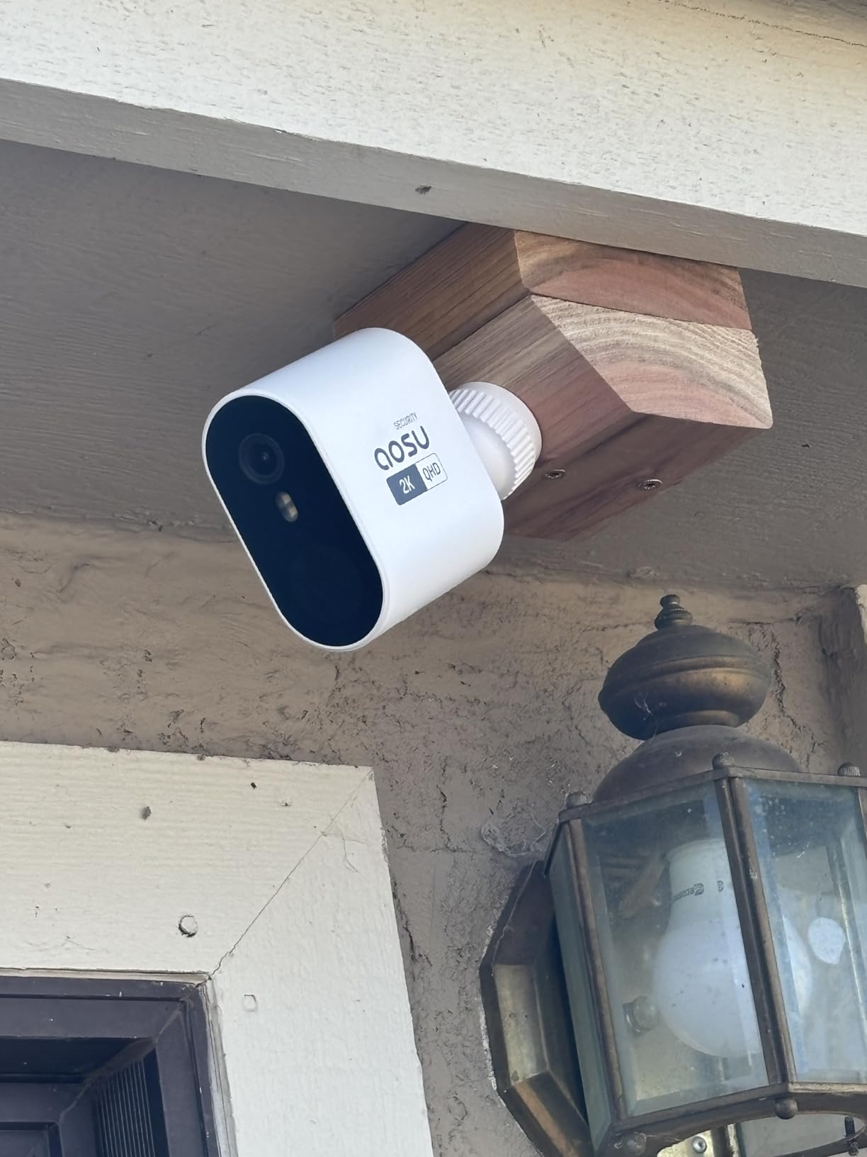 aosu Security Cameras Wireless Outdoor Home System, True 2K HD Night Vision, No Subscription Required, Long Battery Life, 166 Wide View, Spotlight & Siren Alarm, Motion Alert, Support 2.4 & 5GHz WiFi customer photo 2