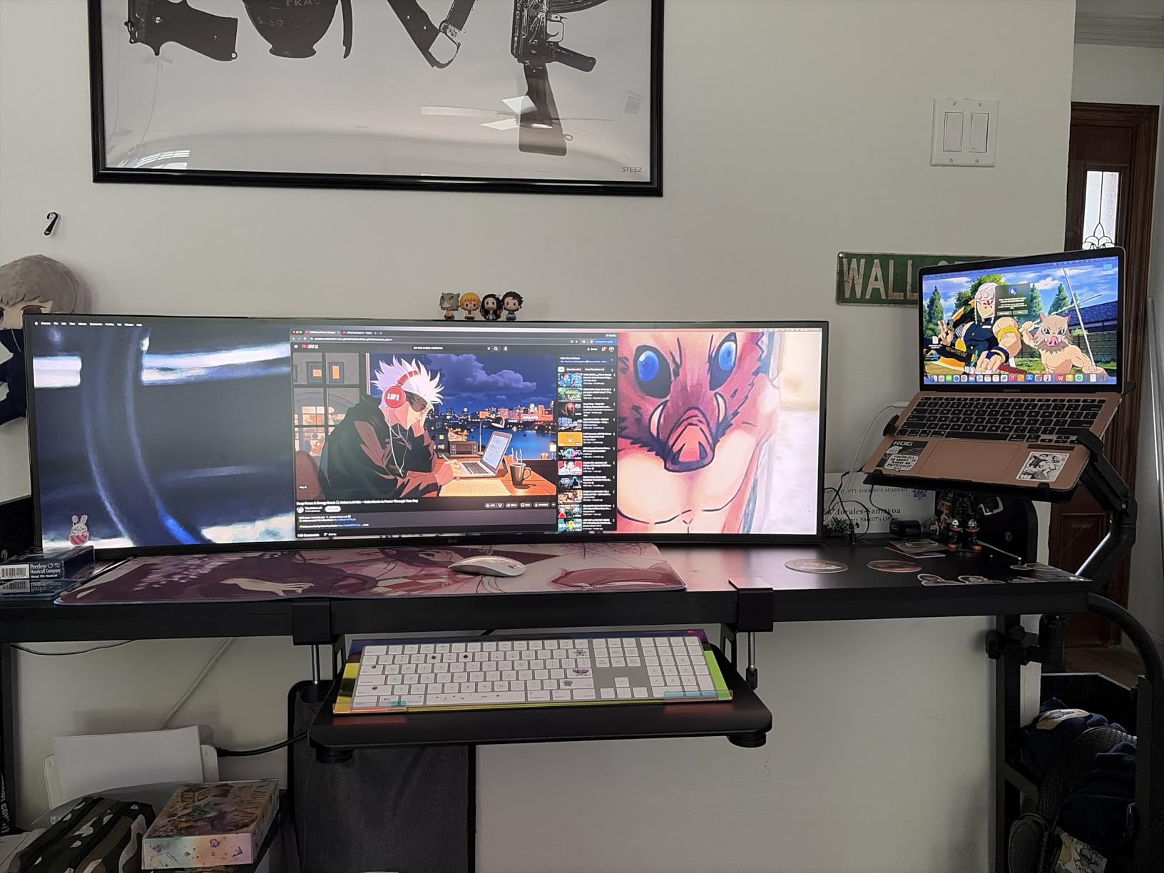 LG 49WQ95C-W 49 Inch 32:9 Curved UltraWide DQHD (5120 x 1440) Nano IPS Monitor, NVIDIA G-SYNC Compatible & AMD FreeSync Premium Pro, HDMI 2.1 & USB Type-C (90W PD), Tilt/Height/Swivel Adjustable customer photo 2