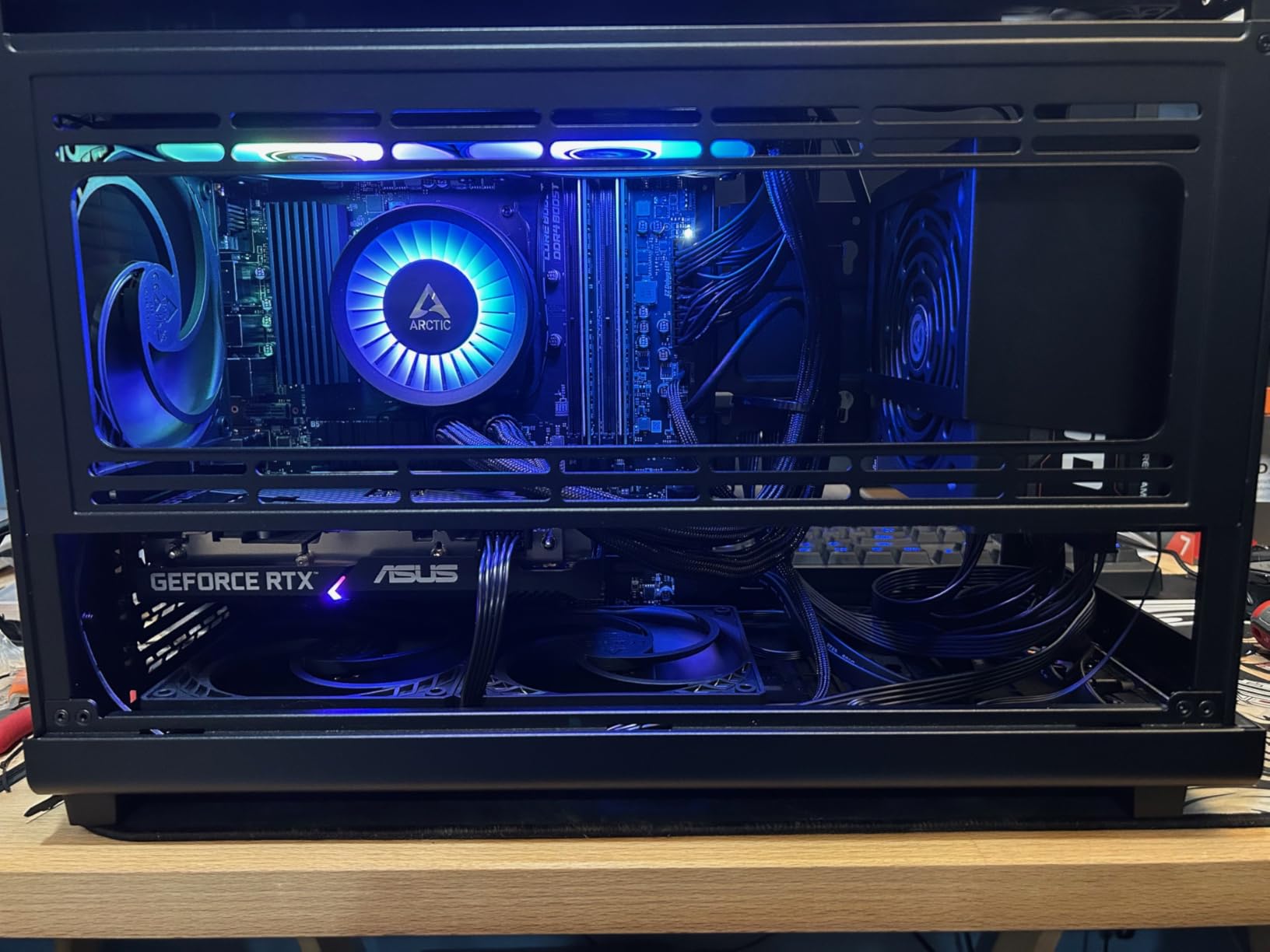 ARESGAME AGT Series 850W Power Supply, 80+ Gold Certified, Fully Modular, FDB Fan, Compact 140mm Size, 10 Year Warranty, ATX Gaming Power Supply customer photo 2