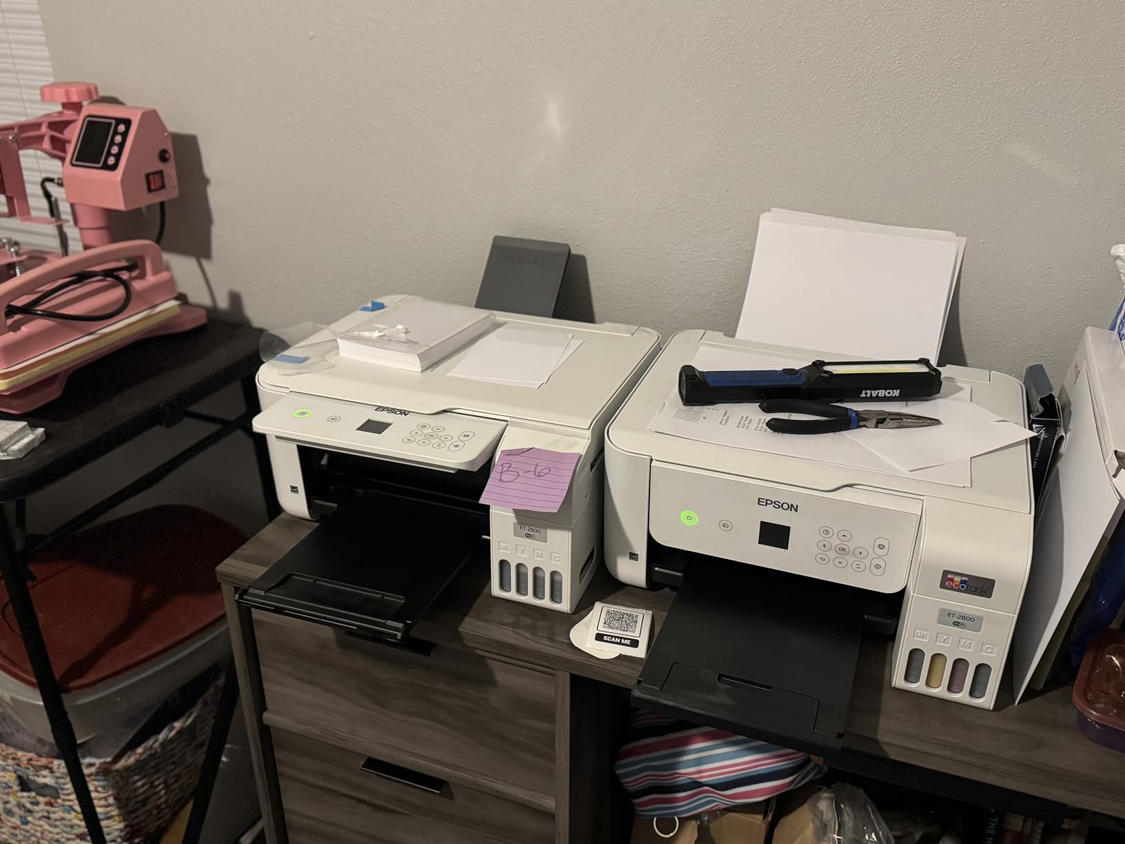 Epson EcoTank ET-2803 Wireless Color All-in-One Cartridge-Free Supertank Printer with Scan, Copy and AirPrint Support customer photo 1